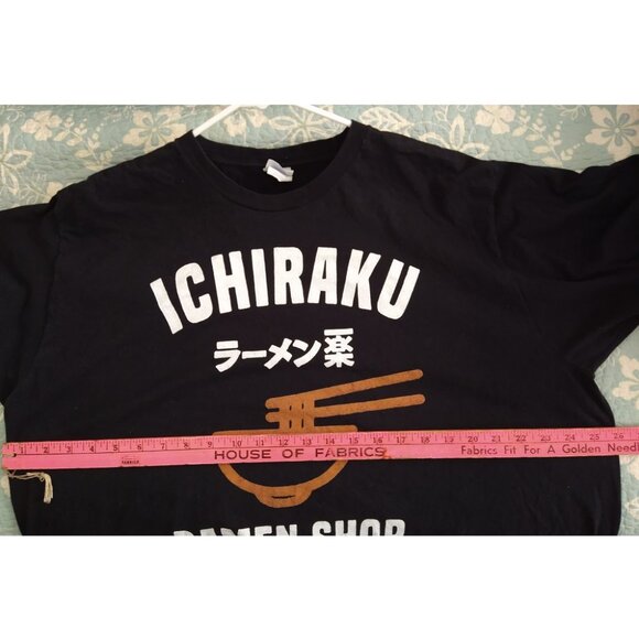 3XL Black T Shirt 100% Cotton Ichiraku Ramen Shop - Picture 5 of 7